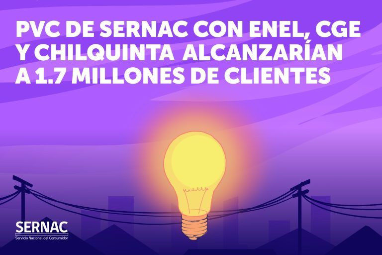 Procedimientos colectivos de SERNAC con ENEL, CGE y CHILQUINTA podrían alcanzar a 1.7 millones de clientes