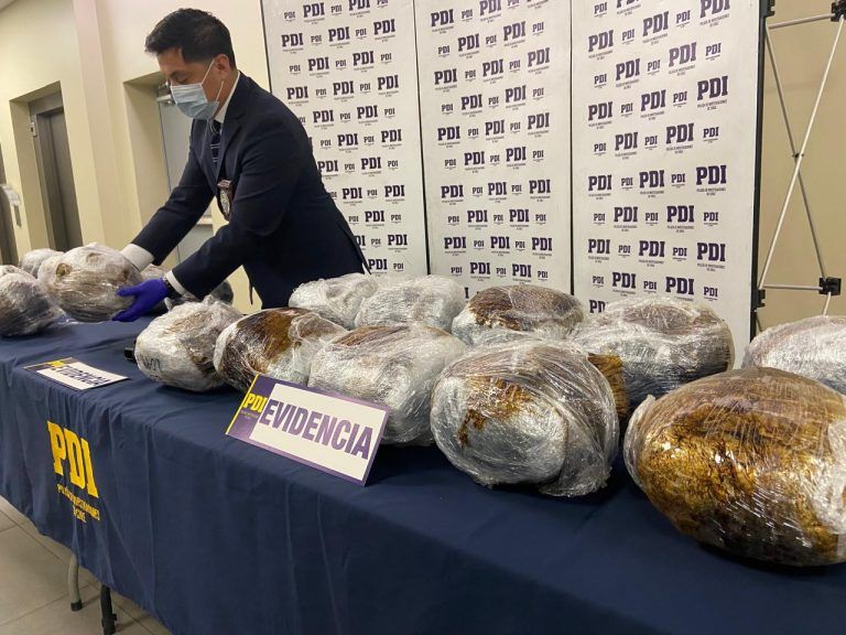 PDI desarticula estructura criminal dedicada al tráfico de cannabis en Temuco: trasladaban la droga desde la zona norte del país.