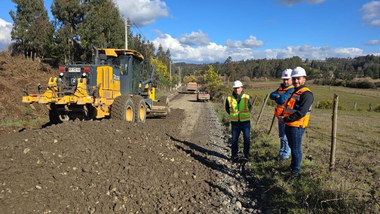 MOP ejecuta obras para la pavimentación de Ruta Collimallin – Los Guindos que unirá Temuco y Galvarino