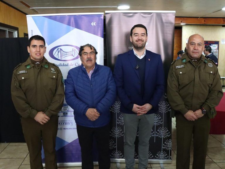 Se firma mensaje para nuevo retén de carabineros de Trovolhue en la comuna de Carahue