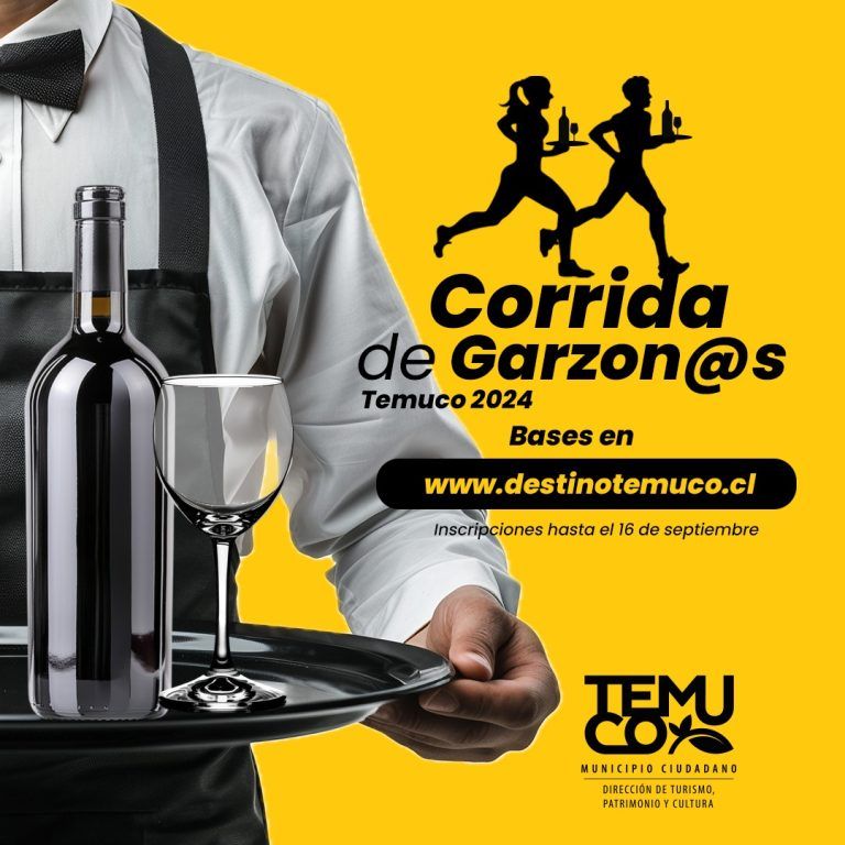 Vuelve a Temuco la tradicional carrera de garzones