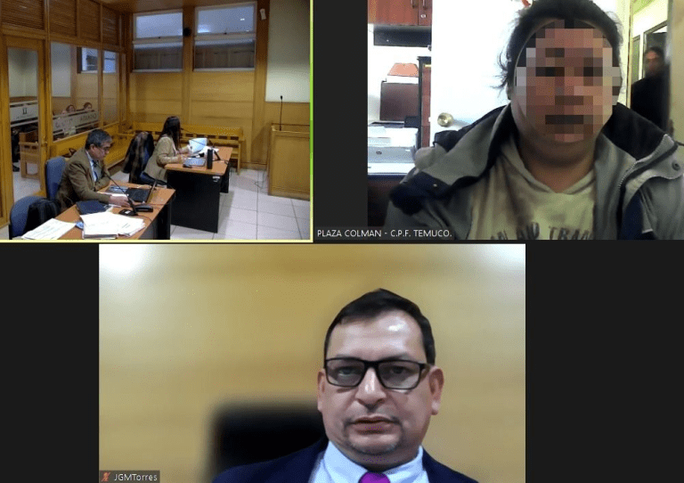 Juzgado de Garantía de Temuco ordena la prisión preventiva de imputada por homicidio en la vía pública