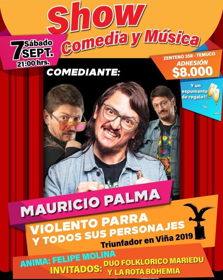 «Violento Parra» presenta show solidario para apoyar al Coro Infantil del Teatro Municipal