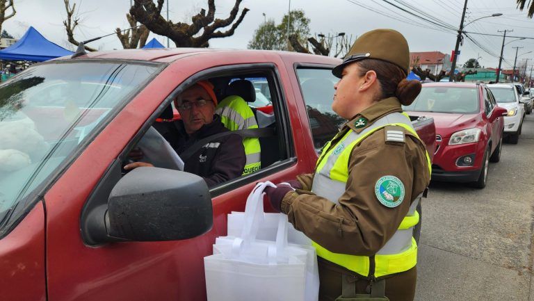 Con Impactante Simulacro de Colisión Vehicular Buscan Prevenir Accidentes de Tránsito en Fiestas Patrias en Pitrufquén