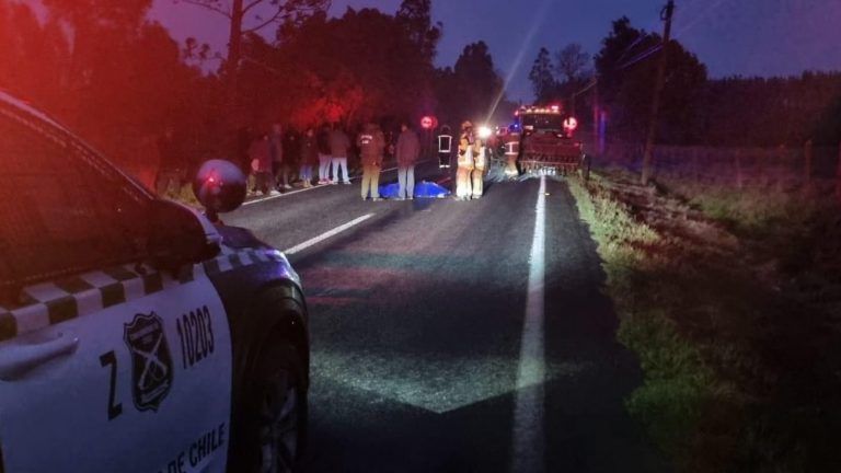 Trágico accidente de tránsito en ruta Lautaro-Curacautín deja un fallecido.