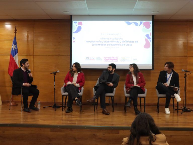 INJUV lanza inédito estudio sobre personas jóvenes que realizan labores de cuidados