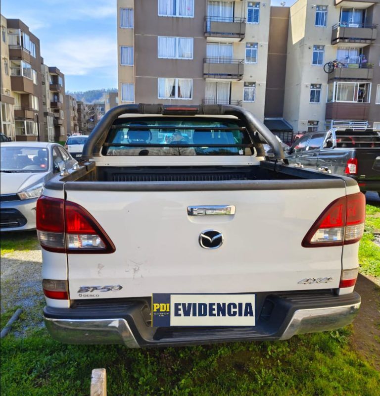 PDI Lautaro recupera camioneta involucrada en caso de estafa