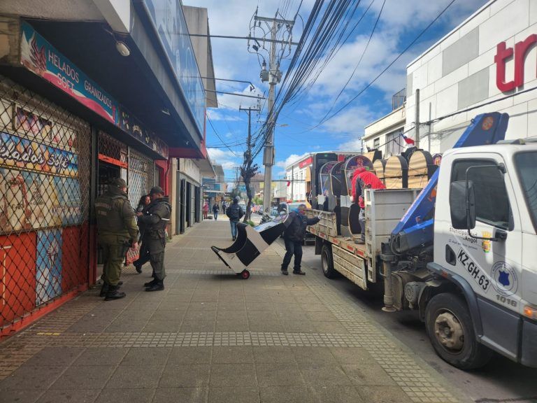 Alrededor de 25 máquinas de juegos decomisó Carabineros en Angol