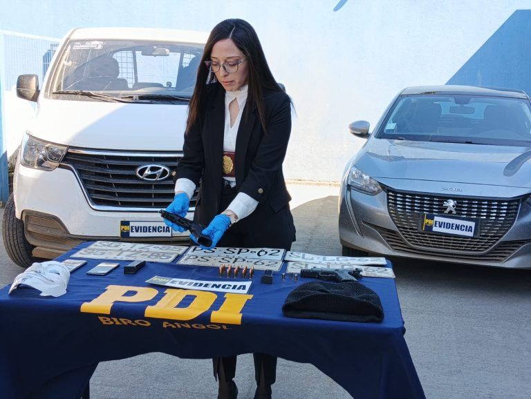 En Ercilla PDI detuvo a hombre con antecedentes por homicidio y tráfico de armas e incauta tres vehículos con encargo por robo