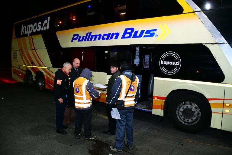 Seguridad Pública apoyó en fiscalización en el Rodoviario de Temuco: multas y aplicación de nuevo decreto de Transportes
