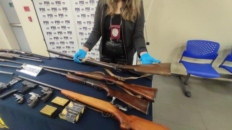 Previo a Fiestas Patrias «PDI incauta y recupera 22 armas tras fiscalizaciones y focos investigativos»