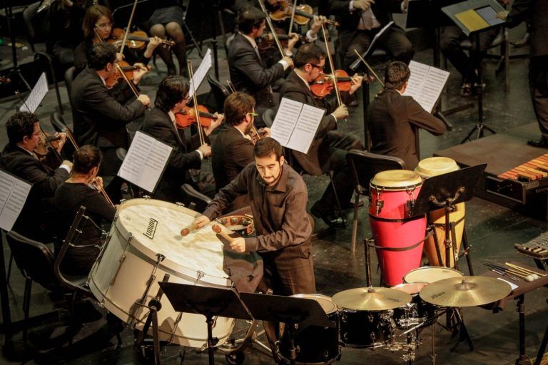 Orquesta Filarmónica de Temuco destaca la percusión en concierto VII de Temporada