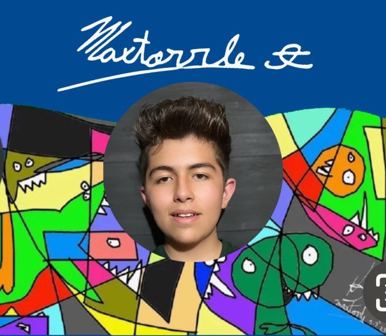 Artista expresionista de 12 años MaxTorrle llega al Campus Angol UFRO con la exposición “Manos Locas”