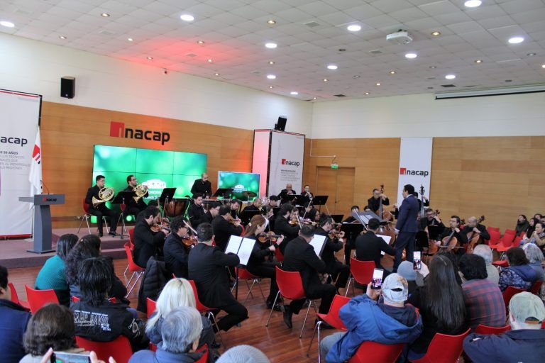 Filarmónica de Temuco y Semillero de Cuerdas del TMT ofrecieron concierto gratuito en INACAP Temuco para celebrar el Día de la Música Chilena