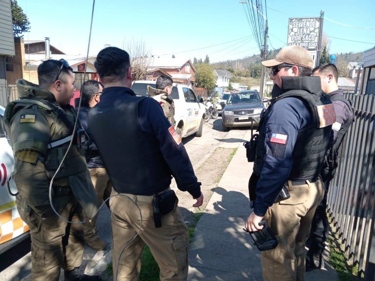 Casi una decena de delincuentes son detenidos en distintos procedimientos de Seguridad Pública de Temuco