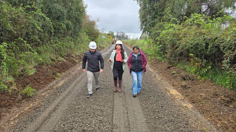 MOP trabaja en el mejoramiento de acceso a comunidades mapuche del sector  Curileo en Vilcún