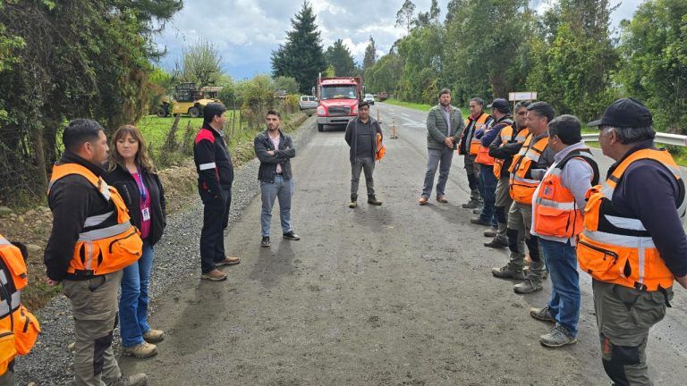 MOP finaliza trabajos de asfaltado de una pista adicional en sector Faja Valdivia en la Ruta S-70