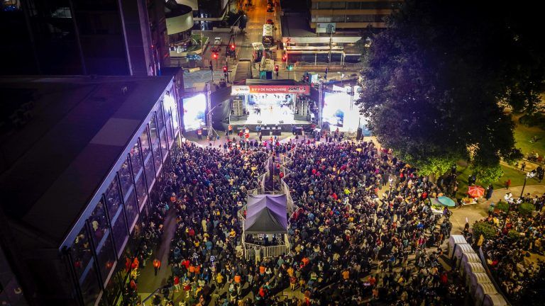 Exitosa convocatoria en Gira Teletón 2024 en Temuco: más de 4.500 personas se congregaron a ver a Jordan, Porto Seguro, Juan Ángel, La Cumbia y más artistas