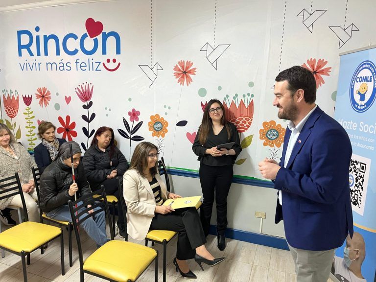 Gobernador reafirmó su compromiso para con el bienestar y tratamiento de niños con cáncer de la Araucanía