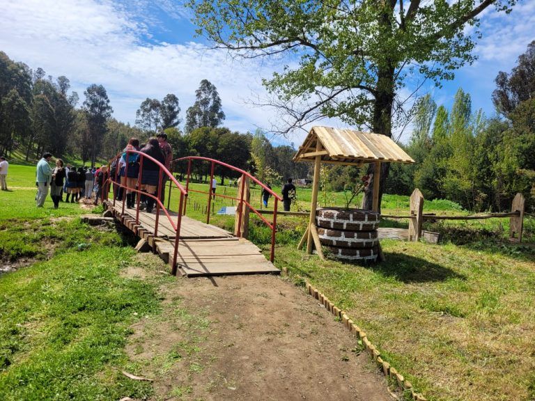 Crean Parque Educativo y Recreativo en el Liceo Bicentenario C-53 de Los Sauces