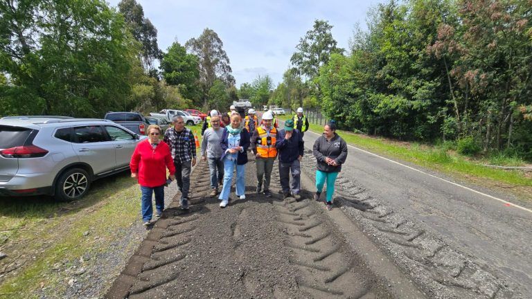 MOP trabaja en el mejoramiento de 10 km de la  Ruta S-63  Pitrufquén – Ñancul