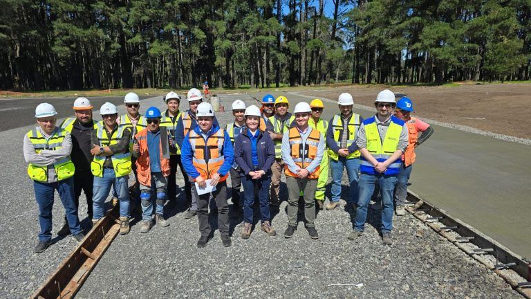 MOP construye nuevo punto de posada para helicópteros en comuna de Lautaro