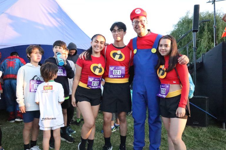 “Gamer Run” Temuco 2024 deslumbró con gran fiesta familiar del deporte y videojuegos