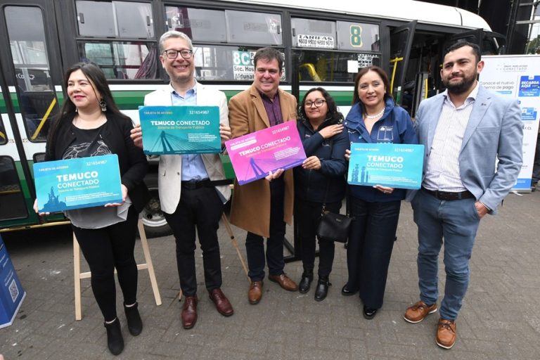 Autoridades dan el vamos a la implementación de pago electrónico en Temuco y Padre las Casas