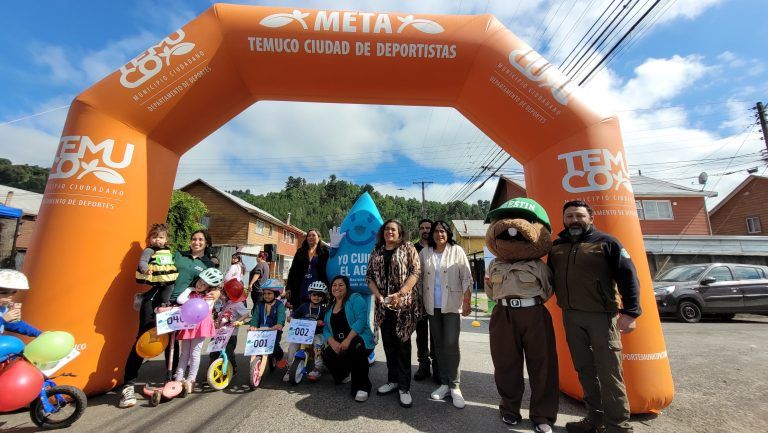 «Por una vida sana, muévete con ganas», organizada por el Jardín Infantil “Trencito” de Junji.