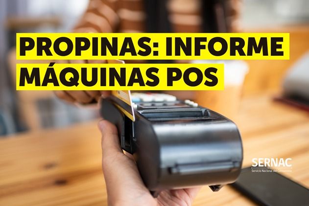 En el contexto de la discusión de ley de propinas, se oficia a empresas: “SERNAC pide informe sobre adaptabilidad de máquinas de pago (pos) para dar mayor decisión al consumidor en pago de propinas”