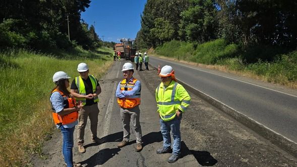 MOP ejecuta importantes trabajos de conservación de la Ruta R-60-P Los Sauces-Purén