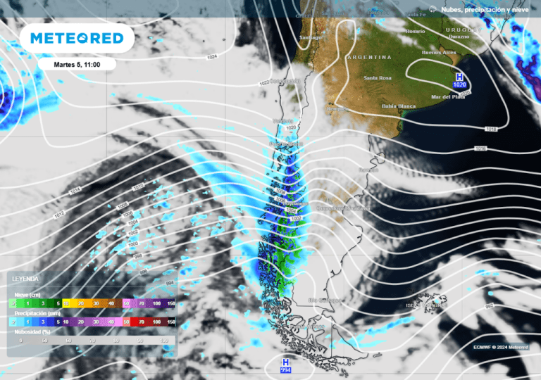 El tiempo en Chile esta semana, por Meteored: las lluvias persistirán y subirán las temperaturas en varias regiones