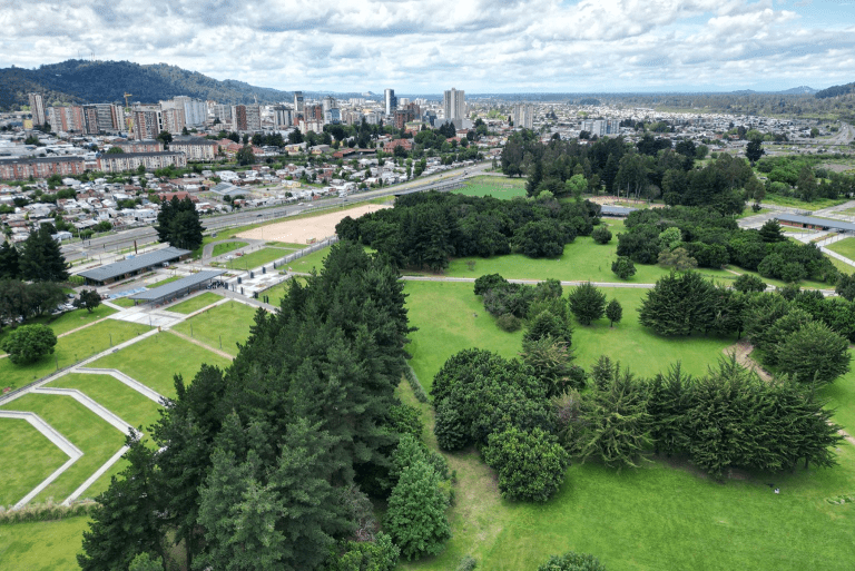 Parque Isla Cautín de Temuco se consagra como finalista en Bienal Iberoamericana de Arquitectura en Perú