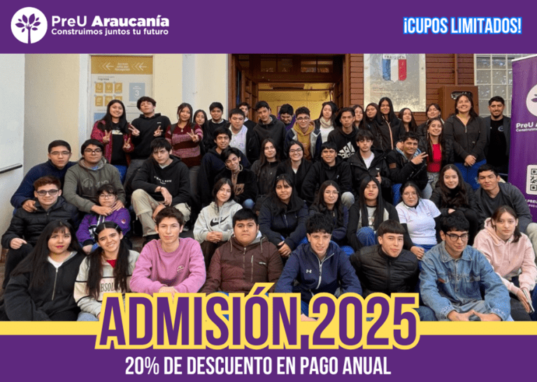 PREU Araucanía comienza su proceso de admisión 2025