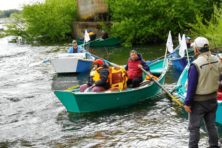 Río Toltén fue escenario de la primera competencia inclusiva de pesca deportiva en Pitrufquén