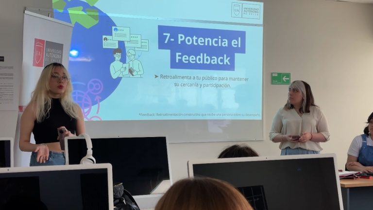 Estudiantes de Periodismo UA imparten talleres de comunicación y marketing a emprendedores de Temuco