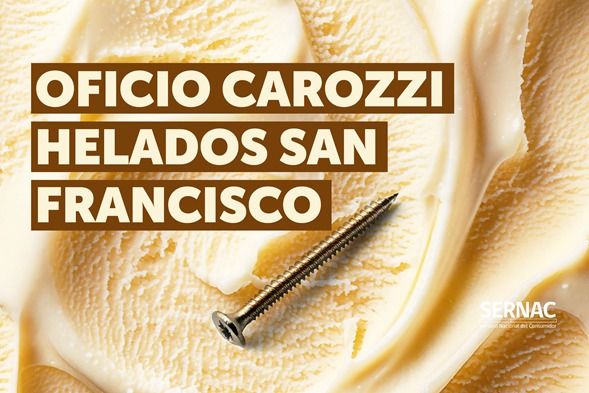 Consumidor alega que le ofrecieron compensación pírrica a cambio de borrar el video: SERNAC oficia a empresa denunciada por tornillo en helado