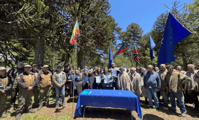 Firman inédito convenio de co-gobernanza en la gestión de una parte del Parque Nacional Villarrica
