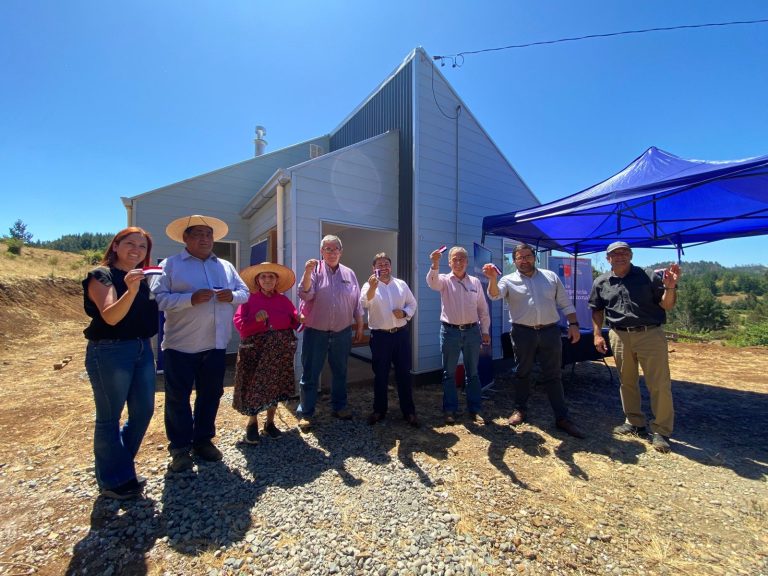 En Galvarino el SERVIU inauguró la primera vivienda rural del 2025