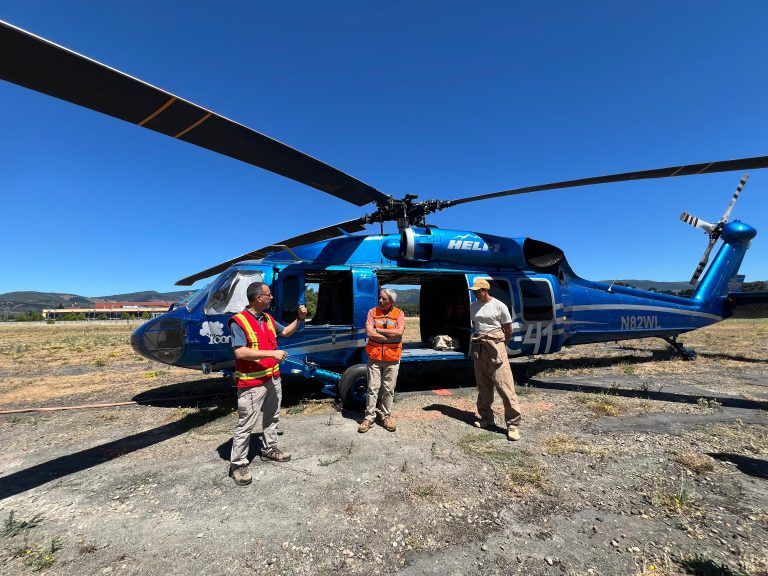 Se suma un Black Hack al combate de los Incendios Forestales en la Araucanía
