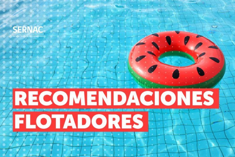 SERNAC llama a priorizar la seguridad en la compra de flotadores y juguetes acuáticos este verano