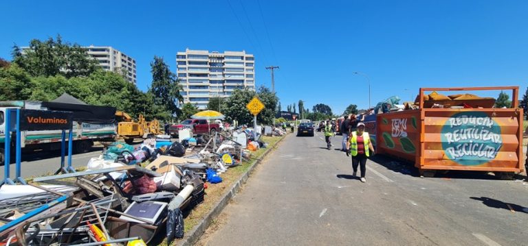 Con casi 500 toneladas de basura y residuos reciclados “Chao Cachureos” consolida compromiso ambiental en Temuco