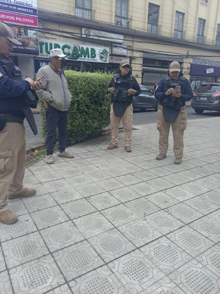 Inspectores municipales de Temuco frustran intento de estafa a turistas argentinos