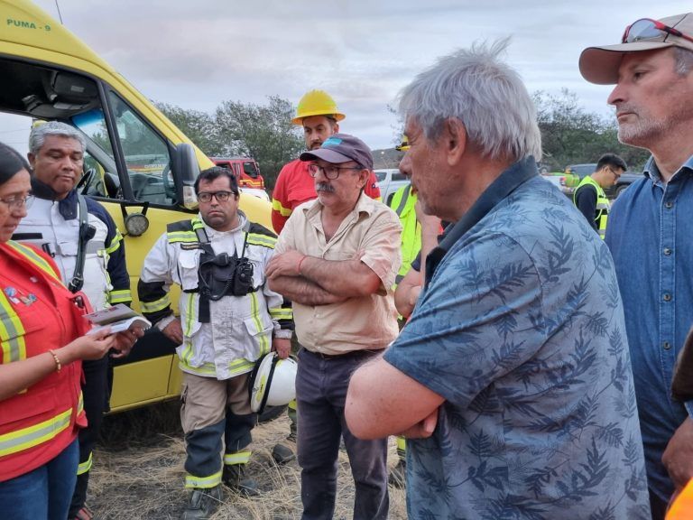 Alcalde de Los Sauces afirma que combate de incendio se centrará en evitar avance a zonas pobladas