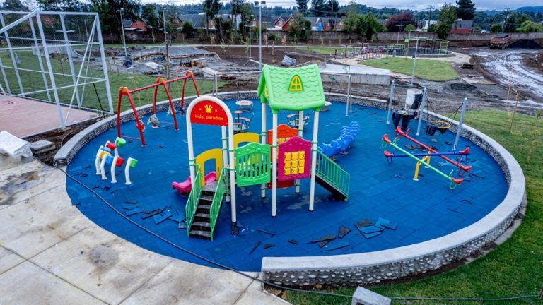 Obras del estadio Municipal de Lautaro presentan sobre un 85% de avance