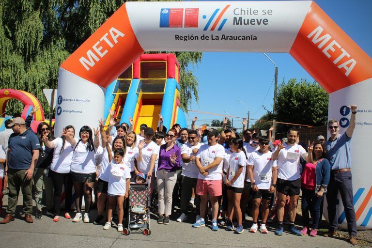 Con corrida familiar Gobierno lanzó el Plan Integral de Bienestar para niños, niñas y adolescentes en La Araucanía