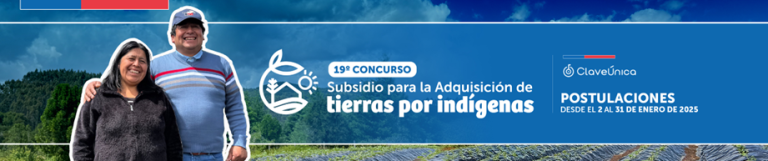 COMUNICADO 19° Concurso Subsidio para la Adquisición de Tierras