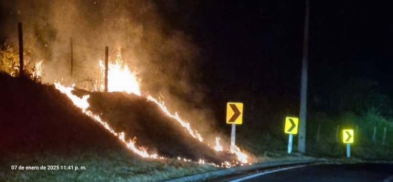 OCASIONÓ AL MENOS 3 FOCOS DE FUEGO CON UN ENCENDEDOR: Carabineros detiene a sujeto sospechoso de provocar incendios en Lautaro