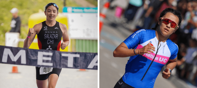 Chilenas Macarena Salazar y Francisca Garrido entre las tres mejores del Ironman de Pucón 2025
