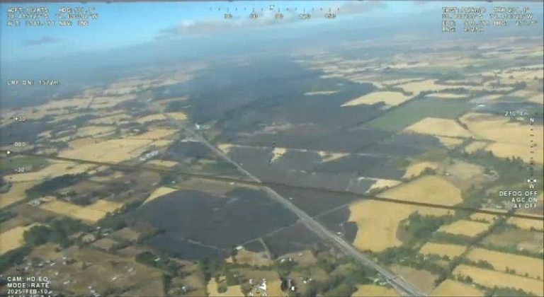 CONAF refuerza recursos terrestres y aéreos en el combate de incendios forestales en la Región de La Araucanía